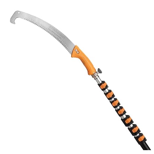 7-30 ft Telescoping Pole with Tree Pruner Extendable for Tree Trimming // Manual Pole Saws for Tree Trimming // Long Tree Trimmer with Telescopic Extension Pole // The Ultimate Tree Pruning Pole Saw