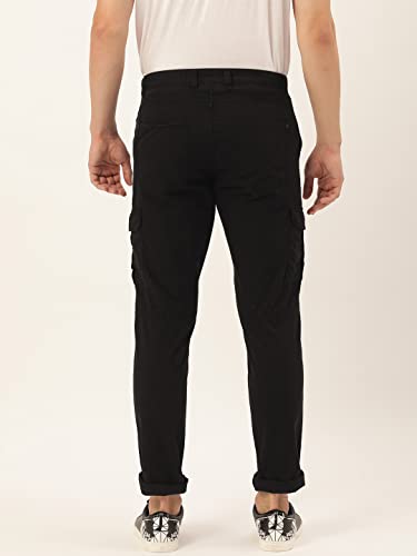 Image of Diverse Men's Slim Fit Overdyed Cotton Cargo
