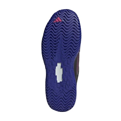 Image of Adidas Men's Solematch Control Tennis ShoesTennis Shoe, Core Black Core Black Gloss Fuchsia, 13.5 US