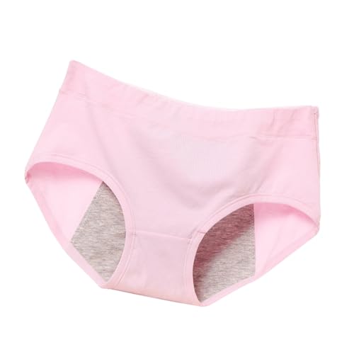 LIGIGWASH Bragas Menstruales de Mujeres Rosa Interior y Transpirable Ciclo Menstrual o Incontinencia