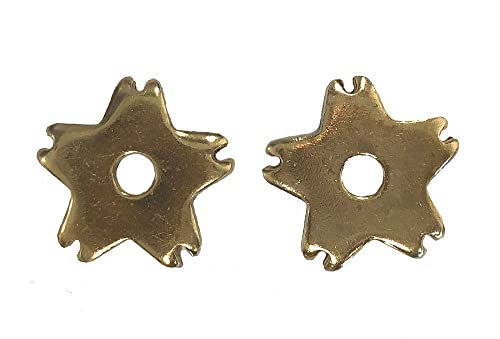 Aj Tack Wholesale Spur Rowels Black 1 1/8" Cloverleaf #TOP2