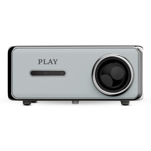Image of Play MK2 PRO Smart Full HD 1920x1080 Pixels 3D Projector, 600 ANSI Lumens, Android 9 Projector with Auto Focus & Keystone WiFi 6.0 BT 5.2 for Home Entertainment & Office Presentations