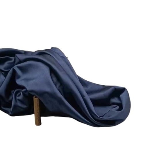 Tissu satin au mètre épais micro-élastique pour couture de vêtement et robe de mariée