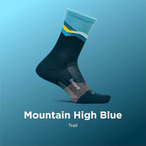 Feetures Trail Max Cushion Mini Crew Sock - Hiking Socks for Men & Women(1 Pair)2