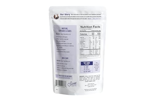 Sweet Logic Keto Baking Mix - Blueberry Muffin - Gluten-Free - Dairy Free - Diabetic-Friendly - High Protein - Allulose - Stevia - Low Sugar - Low Carb - Quick 20-Minute Prep (1-2G Carbs Per Serving)