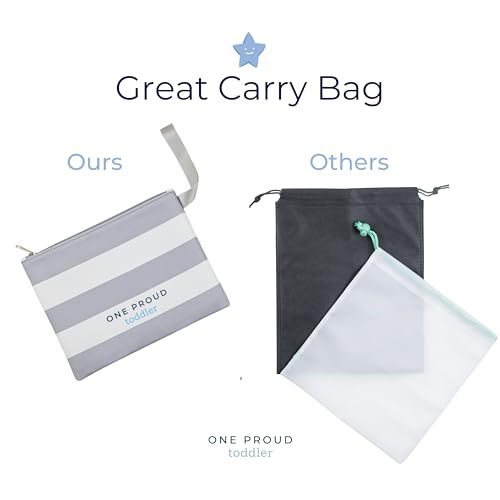 image for One Proud Toddler Travel Potty Seat, Ultra Compact, Ultra Non-Slip, Se