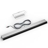 LA NREUCETS Wii Wired Motion Sensor Bar Compatible with Nintendo Wii