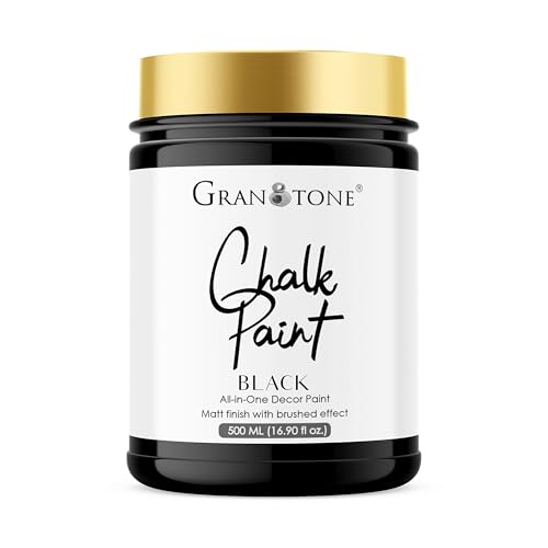Image of GRANOTONE Chalk Paint Black 500 ml Matte Finish