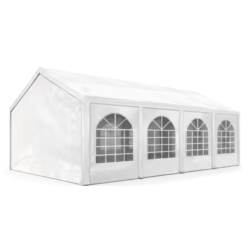 TOOLPORT Hochwertiges Partyzelt 3x9 m Pavillon Zelt PE Plane...