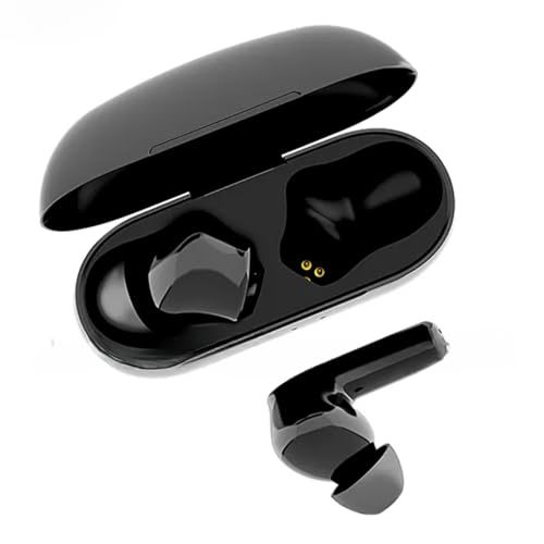Image of Aika AK-66G2 Wireless Rechargeable Mini Digital Both Ear Hearing Aid for Seniors - Touch Control, Affordable Sound Amplifier for Seniors (For Both Ear, Black)