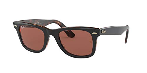 Image of Ray-Ban polarized Square Unisex Sunglasses (0RB2140|50.0 mm|Purple)