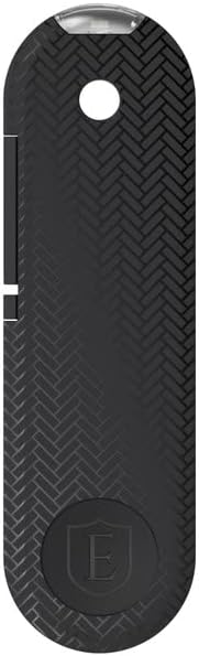 Ekster Key Tracker | Two Way Ringing GPS & Bluetooth Item Finder with LED Light | Tracking Device for Wallet & Luggage | Lost Car Keychain Locator Devices | Smart Portable Finders | Black