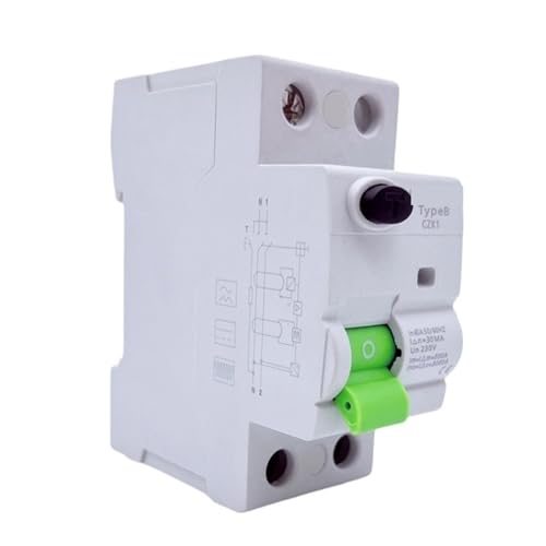 Electric Vehicle EV Charging Pile Residual Current Breaker DC RCCB RCD 2P 63A 30mA Type B 6KA Din Rail Earth Leakage(2P40A30MA)