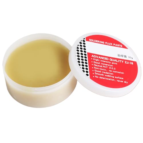 Solder Flux- 30g Lightweight Soldering Flux For Electronics | 5.7x2.4cm Portable Copper Soldering Flux | Versatile Electrical Cable Rosin Solder Paste For Electronics LED Circuit Boards Repairing