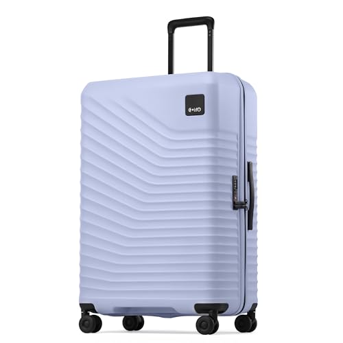 Image of Coolife Luggage, Lightweight PC Hardside Suitcase, Checked-Large 28-Inch