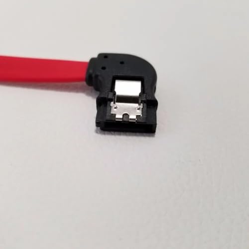 Cable SATA 3.0 con ángulo recto 50 cm rojo miniatura 4