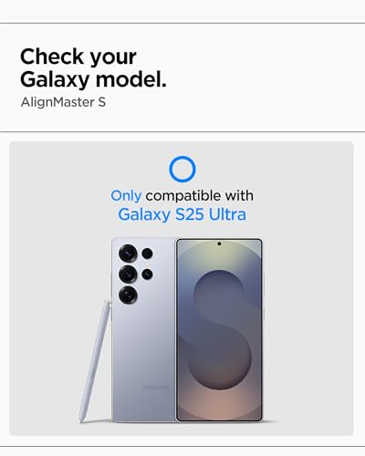 Image of Spigen AlignMaster S [Privacy] Tempered Glass Screen Guard for Galaxy S25 Ultra [2 Pack]