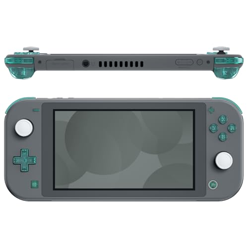 Image of eXtremeRate Emerald Green Replacement ABXY Home Capture Plus Minus Keys Dpad L R ZL ZR Trigger for Nintendo Switch Lite, Full Set Buttons Repair Kits with Tools for Nintendo Switch Lite