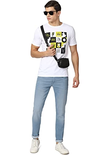 Image of Van Heusen Men's Cotton Slim Fit T-Shirt