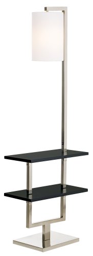 Double Shelf Space Saver Floor Lamp
