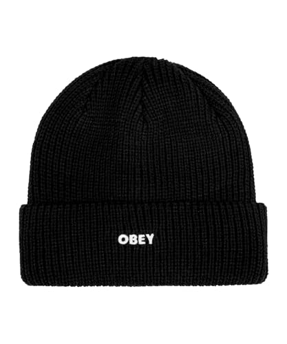 Obey Future Beanie Bonnet, Noir, Taille Unique Femme