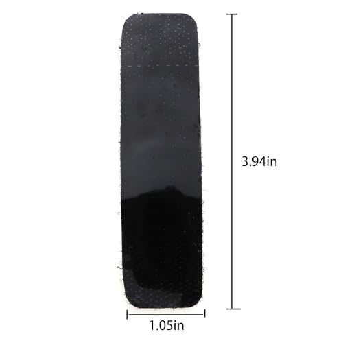 Image of 16PCS Double Sided Adhesive Tape 4x1in Rectangle Non Tracking Double Sided Backed Adhesive Snap Sofa Carpet Screen Stickers Double Sided Adhesive Strips Black