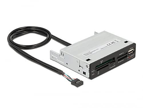 Delock Lecteur de Cartes USB 2.0 5 Fente + 1 Port USB 2.0 Type A Femelle
