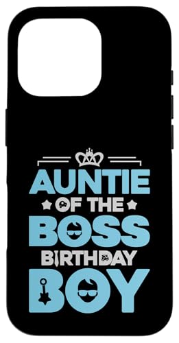 Auntie Of The Boss 誕生日パーティー衣装 Like A Boss Auntie スマホケース iPhone 16 Pro 用
