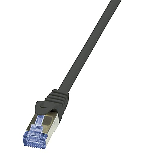 LogiLink PrimeLine Câble réseau Cat6A S/FTP AWG26 PIMF LSZH 10 m Noir