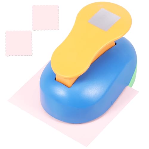 Perforadora de sellos cuadrada, herramienta portátil para troquelar, manualidades precisas, troqueladora de papel para scrapbooking, mensajes, tarjetas, marcapáginas (color 2XL)