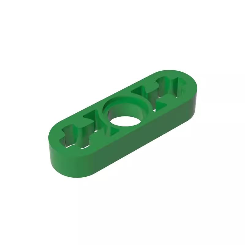 GDS-689 Compatible with LEGO 6632 Technic Beam 1x3 Thin, Green, 50 PCS — image 1