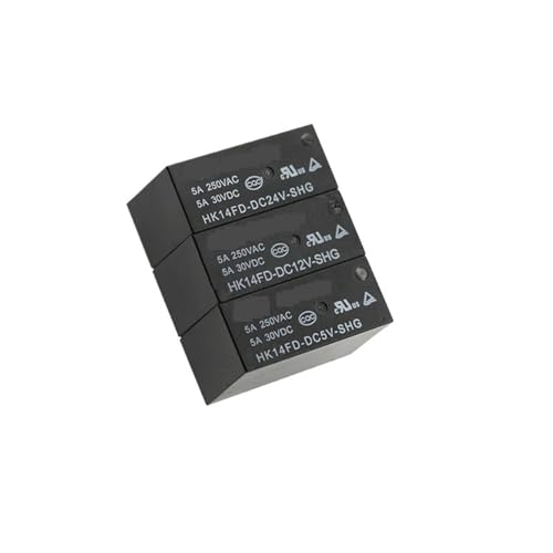 Relais HK14FD-DC12V-SHG 5PCS lot de commutateurs électroniques 12V 8 broches 5A pour carte PCB
