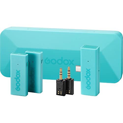 Image of Godox MoveLink Mini UC 2-Person Wireless Microphone System for Cameras & Mobile Devices (Macaron Green)