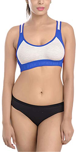 Image of FIMS - Fashion is my style Sports Bra Panty for Women Full Coverage Combo Everyday Bra Panty, See Main Image to Check How Many Sets You Will Get