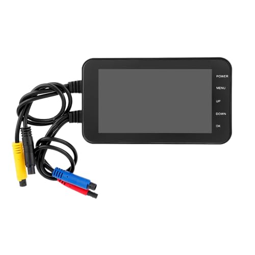Image of Car Rearview Camera,4 Inch Motorcycle DVR 1080P Front & Rear Camera Driving Video Recorder Dash Cam