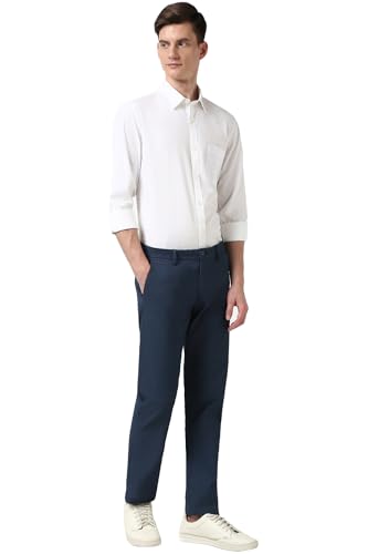 Image of Peter England Men's Cotton Slim Fit Print Shirt