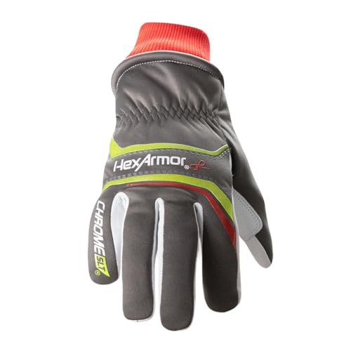 HexArmor Cut and Puncture Resistant Cold Weather Leather Work Gloves | Chrome SLT ® Series 4075W | XX-Large