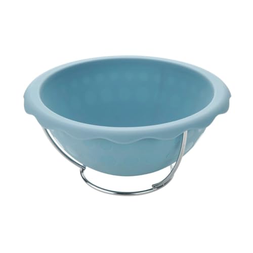 Zenker 43937 Moule demi sphère pour ballon de foot, moule à gâteau demi sphère, moule robe de princesse, Silicone, Bleu, 18 x 9 cm