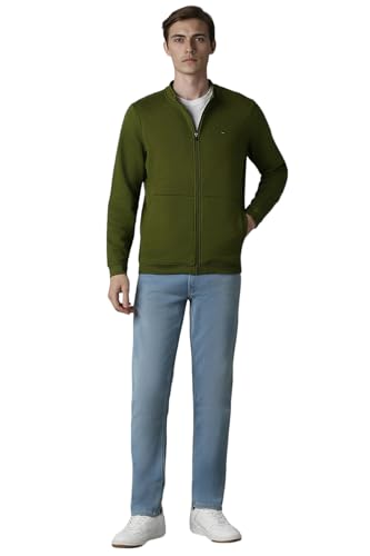 Image of Louis Philippe PolyMen's Cotton Round Neck Sweatshirt