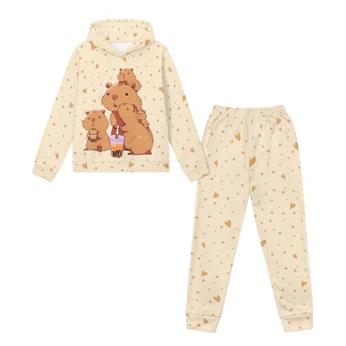 Pullover Hoodies and Sweatpants Kids 5T-12T Girls Sweatshirts and Sweatpants3