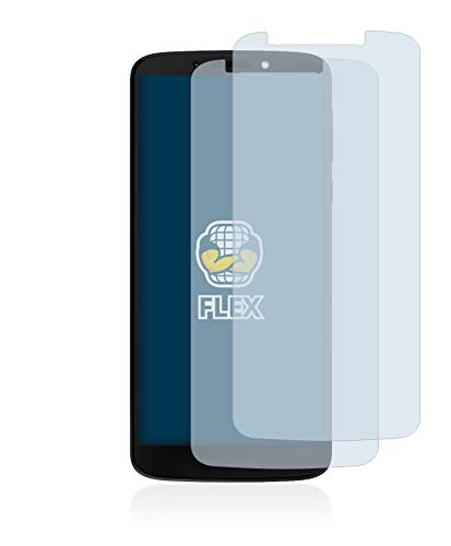 BROTECT Protector Pantalla Completa para Motorola Moto G6 Play (2 Unidades) 3D Curvo