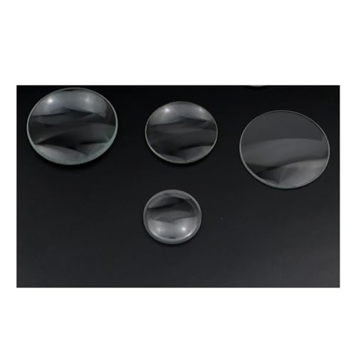 Lentes de Vidrio óptico 4 Uds 30mm 40mm 50mm 75mm Doble Convexo Lente cóncava Longitud 100mm 150 Mm 300mm proyector