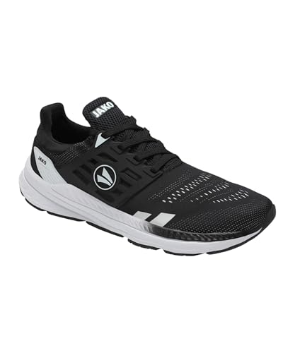 JAKO Premium Run II Laufschuh Weiß schwarzweiss, 39 Herren