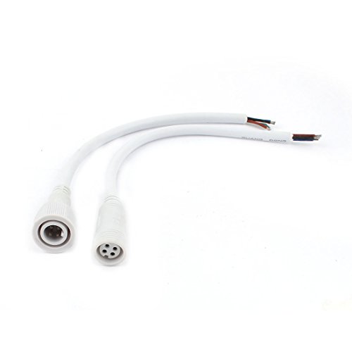 Conector impermeable LED con 4 pines macho y hembra miniatura 1