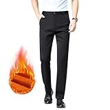[HMT] スラックス メンズ ズボン スーツパンツ 冬服 裏起毛パンツ 極暖 防寒パンツ ロングパンツ メンズ ビジネス 仕事着 パンツ ノータック ストレッチ ウォッシャブル スリム 暖かい 大きいサイズ 秋冬
