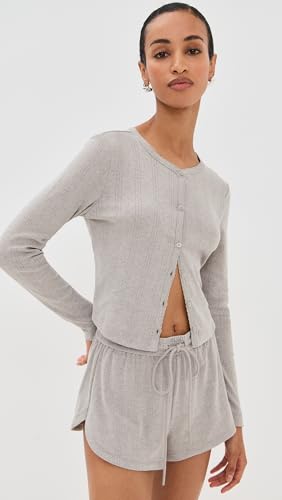 LE BOP Women's Audrey Pointelle Cardigan2