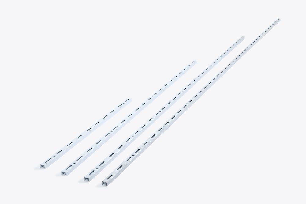 TrendLine Wandschiene 1-reihig weiß 150 x 1,5 cm Wandschiene