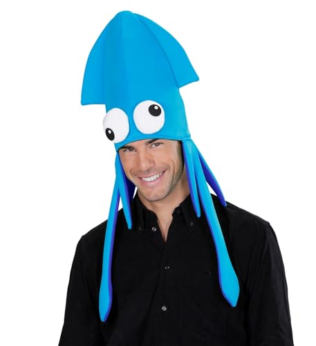 W WIDMANN MILANO Party Fashion - Chapéu polvo, peixe, criatura marinha, mundo subaquático, tocado, acessório para carnaval