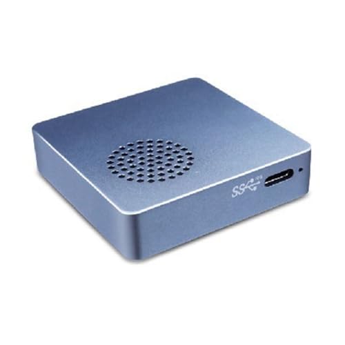 Kdouehg Carcasa para SSD NVMe M.2 2230 de 10 Gbps, M.2 A USB 3.2 Gen 2 de 10 Gbps, con Ventilador Integrado para Portátil, Cámara de Juegos y Ordenador.
