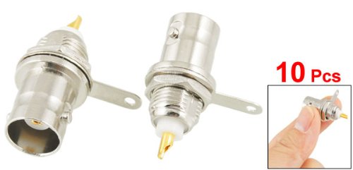 75 Ohm BNC Female Bulkhead - Crimp On Jack For RG179/187 Cable - BAC550